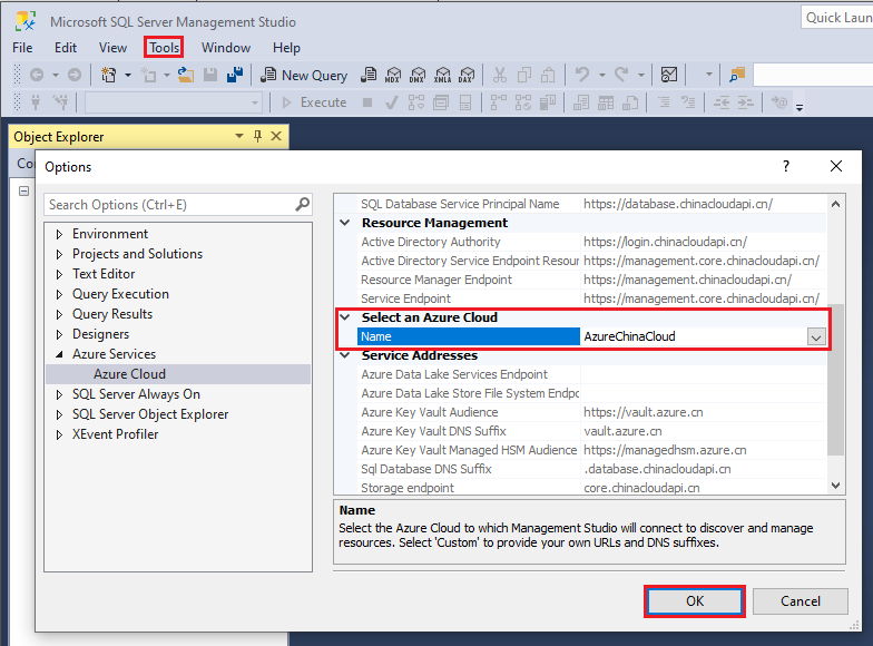 Set Cloud Environment.