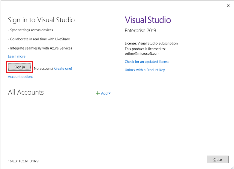 Screenshot thas shows Cloud Explorer once logged in and connected to Azure Stack Hub