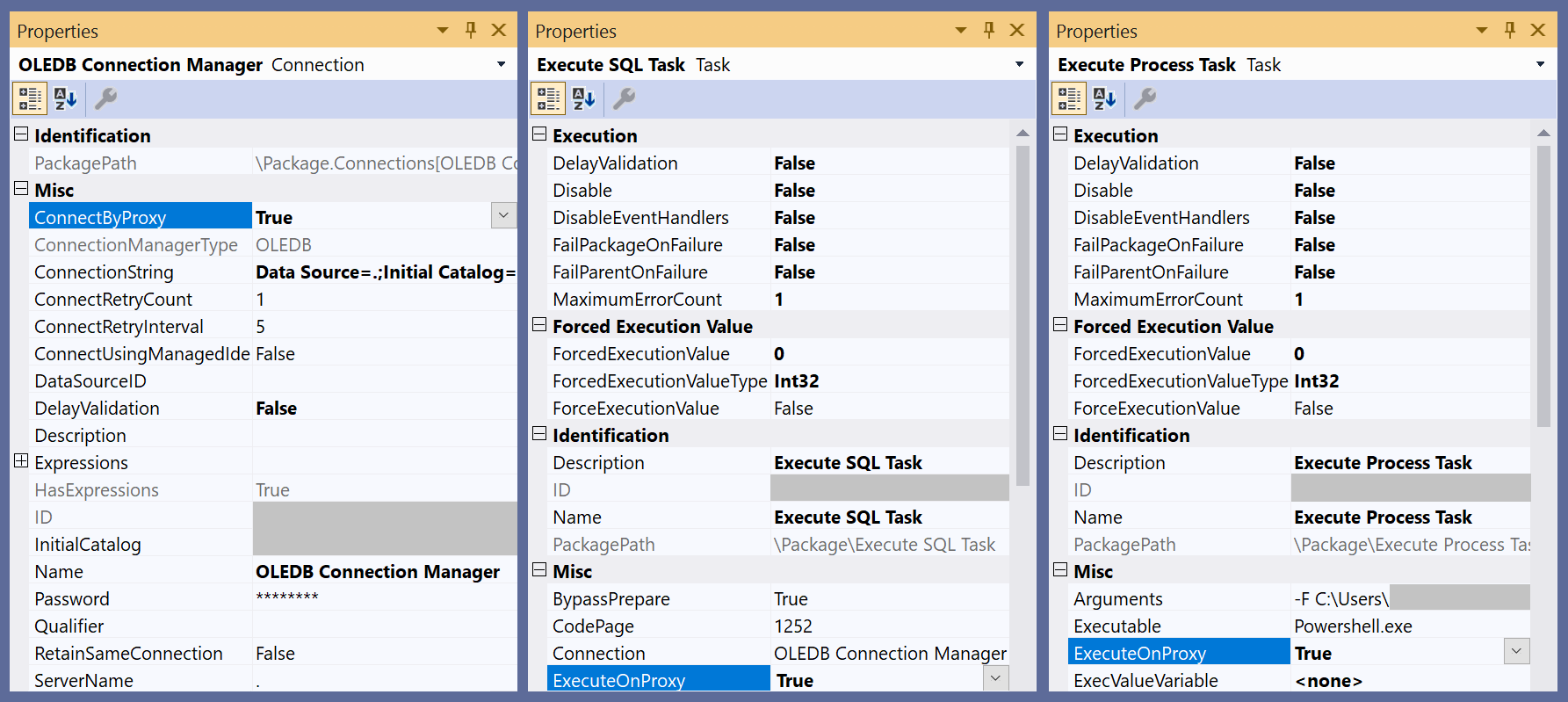 Enable ConnectByProxy/ExecuteOnProxy property