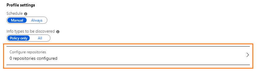 Configure data repositories for the Azure Information Protection scanner
