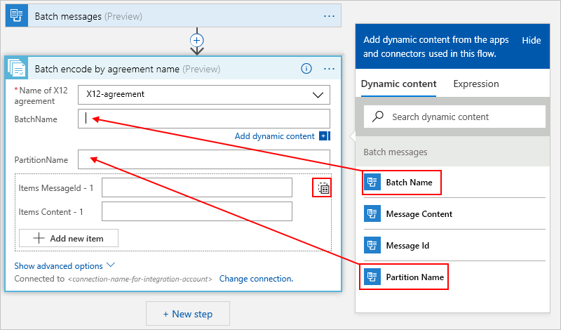 Batch Encode action details