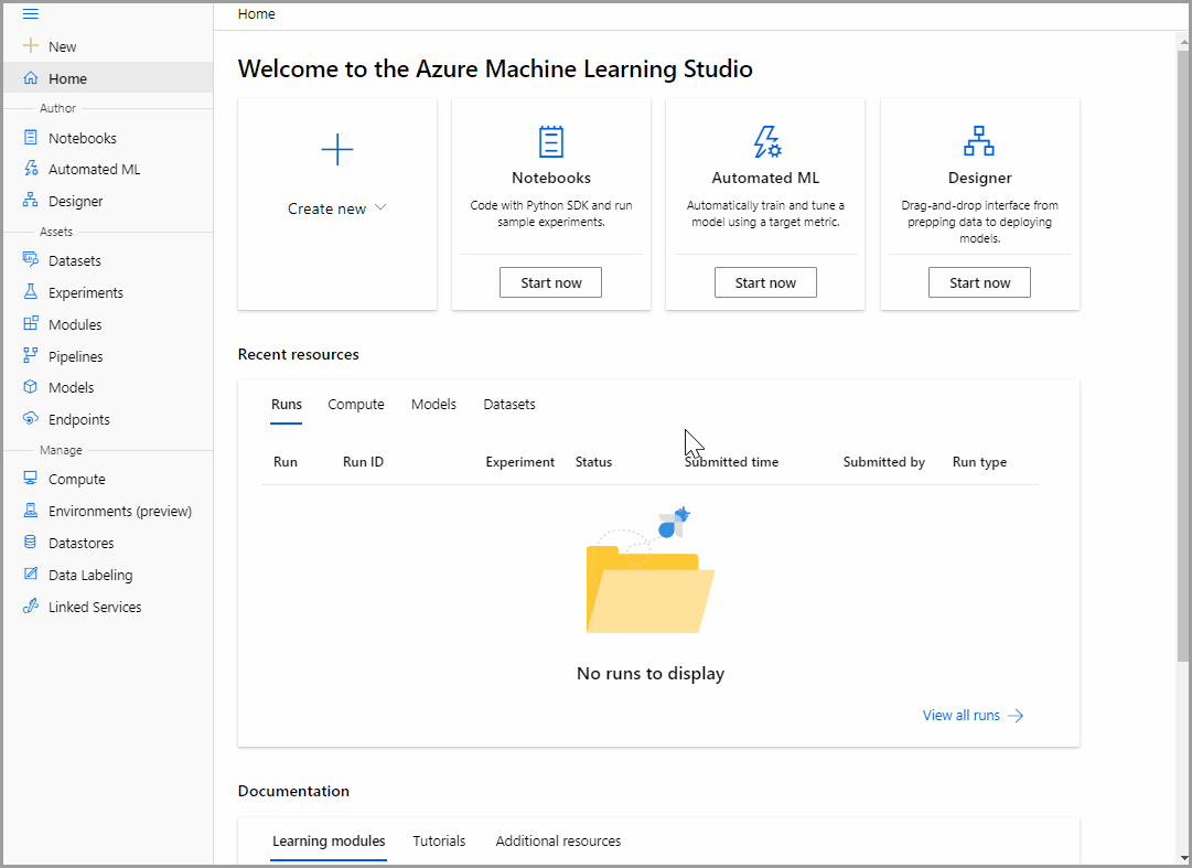 View dataset profile and preview