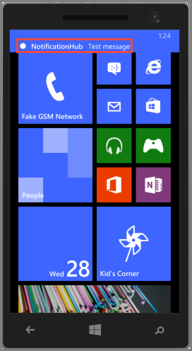 Notification on Windows phone