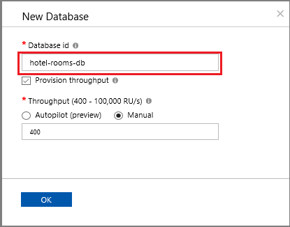 Configure database