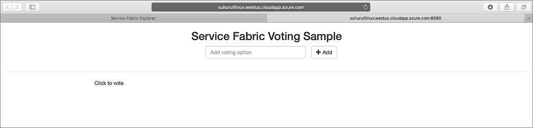 Voting App Java Azure