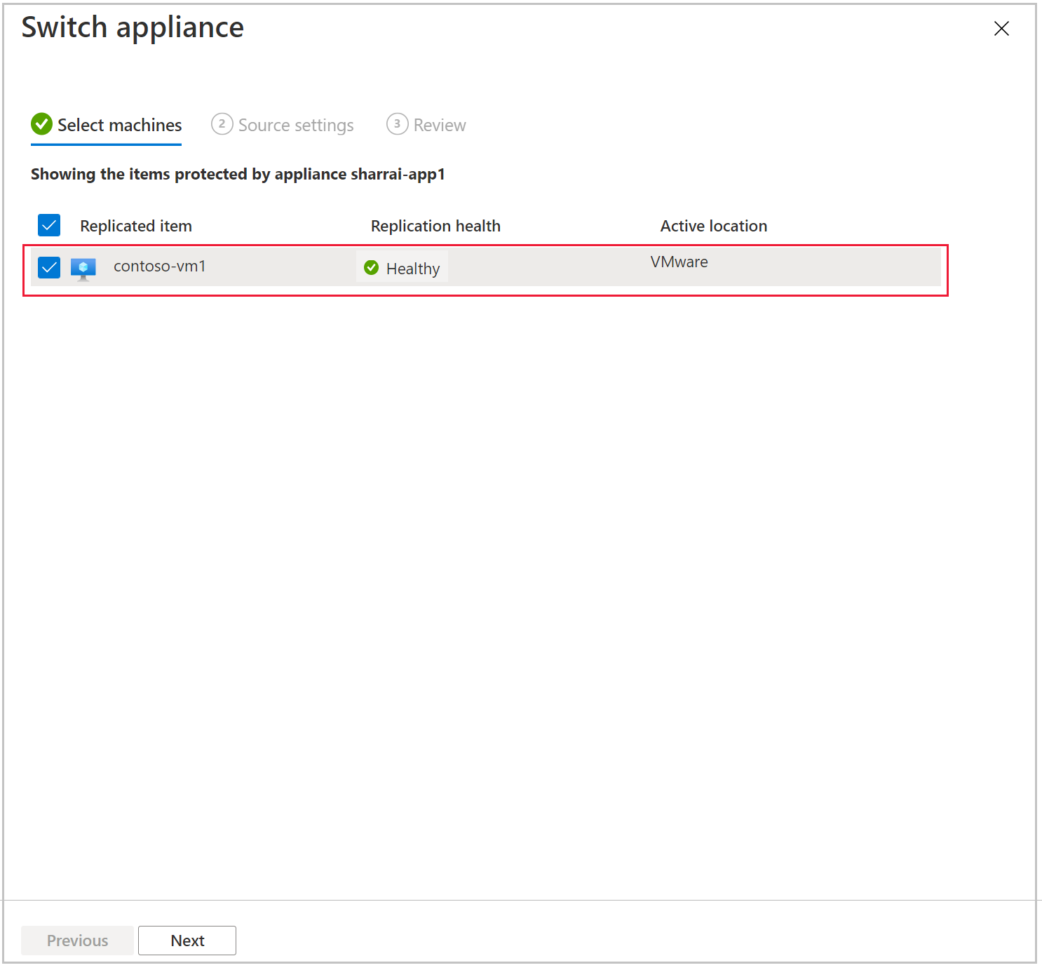 Select machines for switching