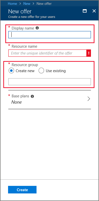 Display name in Azure Stack Hub administration portal