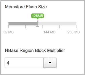 Apache HBase 区域块乘数。