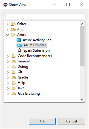 Apache Spark Eclipse 显示视图。