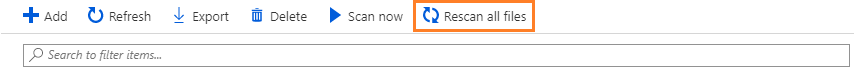 Initiate rescan for the Azure Information Protection scanner