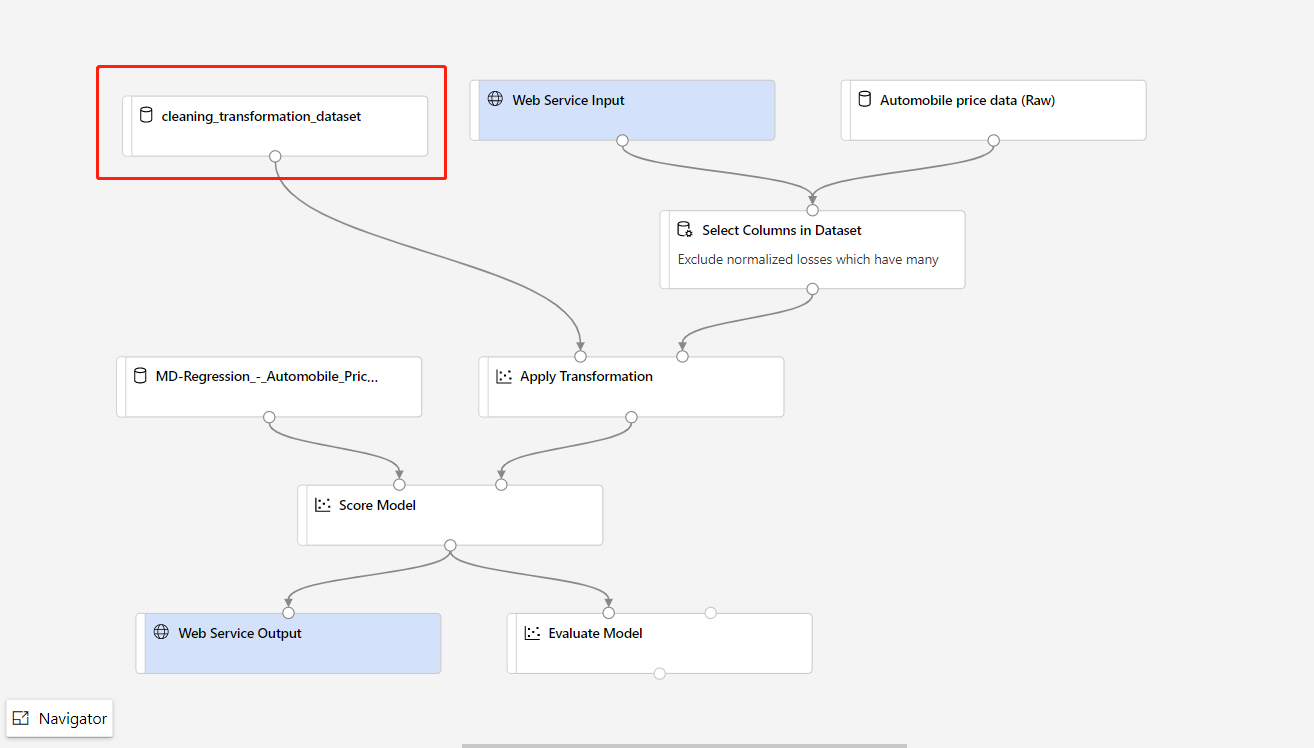 Screenshot showing how to replace transformation component.