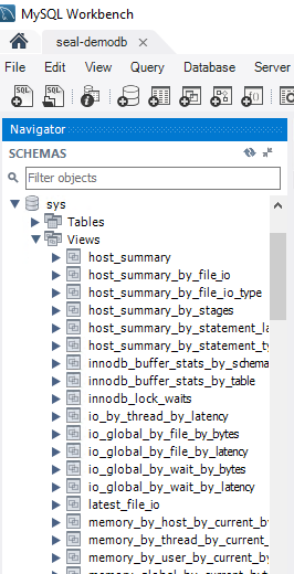 sys_schema 的视图。