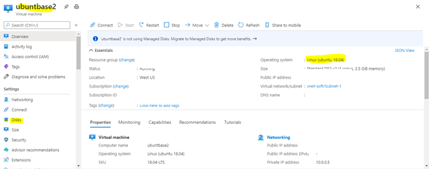 Screenshot showing how to select disks for a V M.